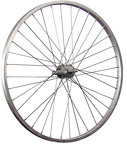 26 Zoll Hinterrad Aluminiumfelge Shimano 1 Gang KTBE110 Rücktrittnabe Silber