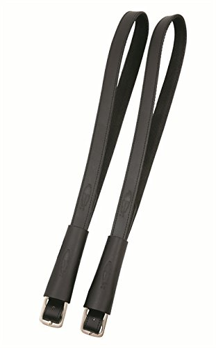 Barefoot Steigbügelriemen englisch braun – aus Glattleder – Nylonunterlegt gegen Verziehen – unten verschnallt für mehr Komfort – einfache Längenverstellung– 2,5 cm breit, 130 cm lang – 2 Stück