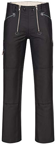 Reuschenbach Zunfthose Doppelpilot ohne Schlag, Kniepolstertaschen, 100% Baumwolle, 520 g/m², Robust & Langlebig – Ideal für Handwerker