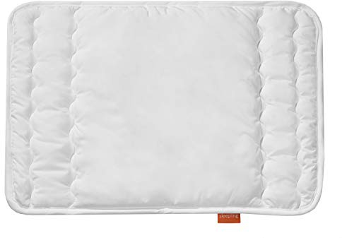 sleepling flaches Kopfkissen Babys & Kinder 40x60cm, Flachkissen, Babykissen, Babykopfkissen, Kinderkopfkissen, Kinderzimmer Kissen 40 x 60 cm, Kinderkissen, Made in EU, OEKO-Tex, waschbar bis 60 Grad