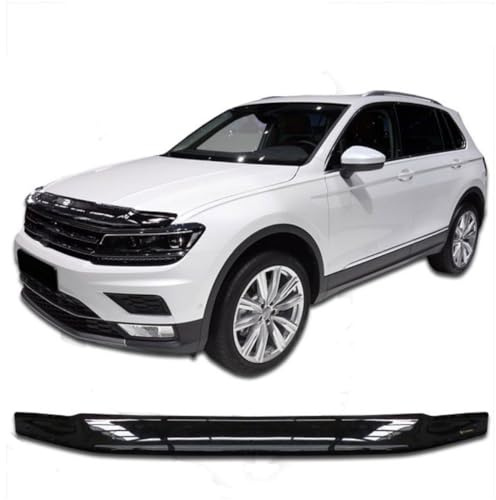 SCOUTT Motorhaubenschutz passend für Volkswagen Tiguan 2016-2020, Windabweiser Insektenschutz Steinschlagschutz Passform Schwarz