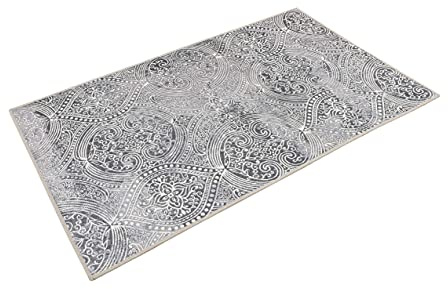 Wecon Home Louis Badteppich, 70 x 120 cm, grau