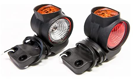 Web Truck 2 x LED Umrissleuchte Begrenzungsleuchte Hängend Positionsleuchte 12-24V, 3 Farben: weiß, rot, orange für LKW PKW Anhänger, Trailer, Wohnwagen usw