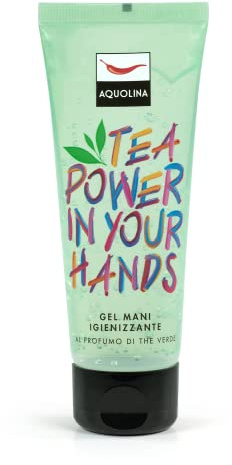 Aquolina, Gel Igienizzante Mani TEA POWER. Azione rapida, 70% di alcool - 75 ml