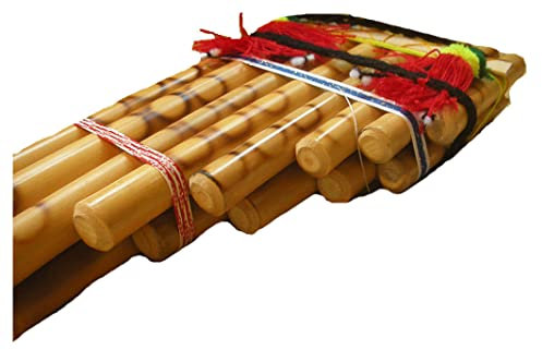 Terrapin Trading - Bolivianische Panpipe - 15 Rohre, Bambus, G