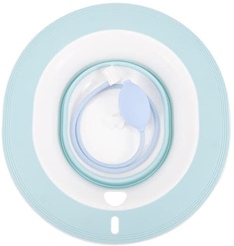 Veemoon Sitzbad Für Toilette Aus Kunststoff Klappbares Sitzbecken Für Haushalt Praktisches Wc-becken Für Intimhygiene Form Mit Glatter Oberfläche Für Einfache Reinigung