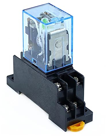 elektronischer Schalter 1 Satz MY2P HH52P MY2NJ Relais 12 V 24 V DC / 12 V 24 V AC Spulenqualität Allzweck-DPDT-Mikro-Mini-Relais (Size : DC 24V)