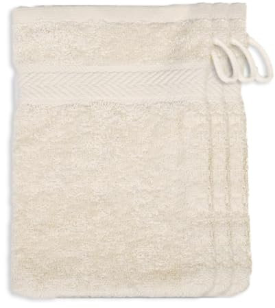 Eco Bath London Organic Cotton Bath Mitt - Pack of 3, Ultra Soft and Hypoallergenic, 100% Organic Cotton with Hanging Loop, Undyed and Unbleached