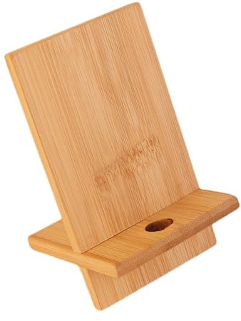 Cellphone Stand | Portable Wooden Desk Phone Holder,Detachable Mobile Phone Holder with Charging, Desktop Organizer for Desk Space Management