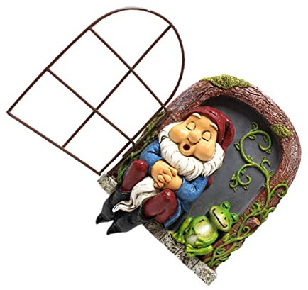 CAXUSD 1paquet Statue De Nain Résine Décoration De Jardin Cour Ornement Original pour Extérieur Et Décor De