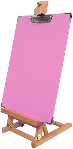 SUNMME Cavalletto da Tavolo per Schizzi, treppiede, Artista, Portatile, Regolabile, Supporto per Tela da Tavolo, per Bambini, con Lavagna a Colori 8k, Disegno e Pratica