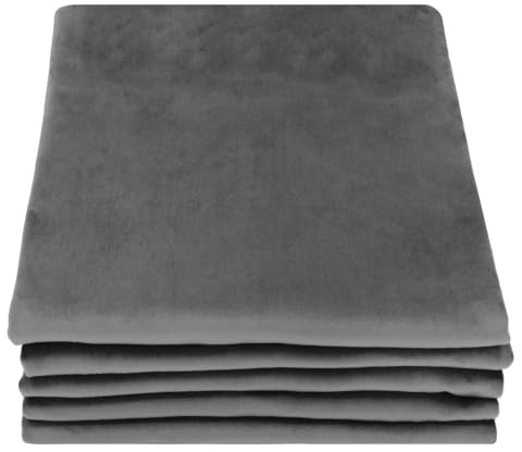 Moondream DecibelControl™ 3in1 Tenda antirumore | Acustico | Termico inverno+estate | 100% oscurante | Tecnologia patentata | UE | Velluto | Fascia arricciatenda | Grigio MC09 | 130L x 260A cm