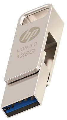 HP x206c 128GB OTG USB 3.2 Type-C/Type-A Metall, 120MB/s