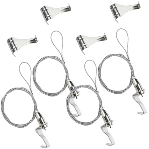 DECORNIJIA 4sets Picture Hanging Cord Rope Heavy Duty Photo Frame Hanging Rope Hook Adjustable Picture Hanger Cord for Wall Display