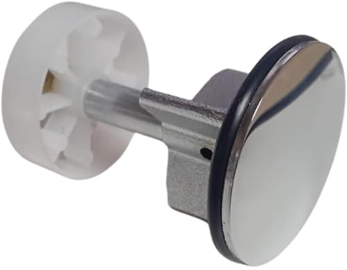 Chrome Plated Basin Pop-Up Plug – Universal Replacement Sink Plug for Bathroom Wash Basins