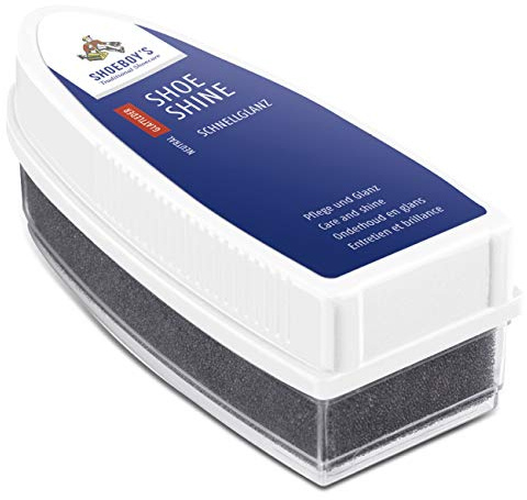 Shoeboy's Shoeshine - farbneutraler Selbstglanzschwamm mit Bienenwachs, 1er Pack (1 x 1 Stück)