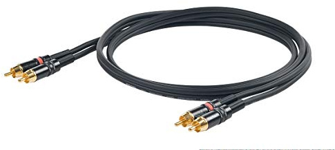 PROEL CHLP250LU3 - Cavo audio professionale STEREO con connessioni 2 x spina RCA Rean - 2 x spina RCA Rean (3mt)