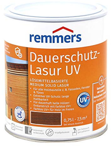 Remmers Dauerschutz-Lasur UV (750 ml, nussbaum)