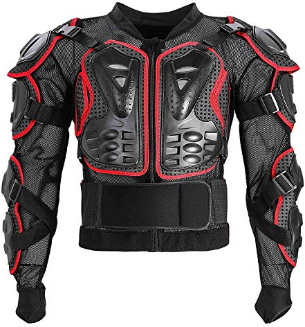 Motorcycle Protective Jacket Full Body Armor Protection Dirt Bike Gear ATV Protective Safety Gear Riding Racing Armor Motocross Protector Jacket Men Women For Off-Road Motorbike Cycling Skiing Skating
