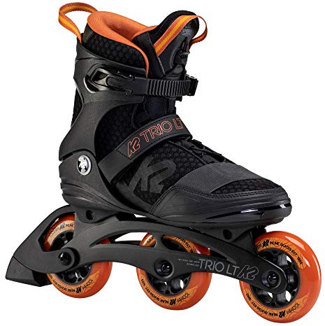 K2 Skates Unisex Inline Skates Trio LT 100, Black - orange, 30F0129.1.1.105