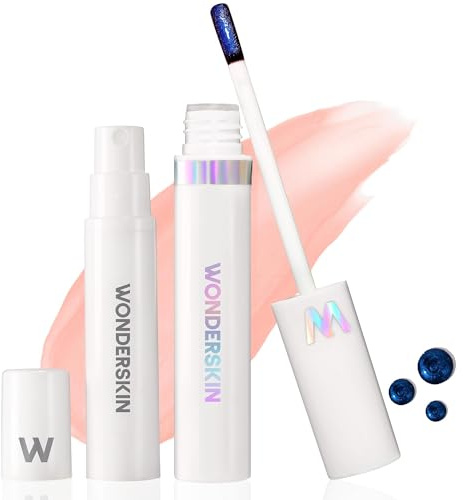 Wonderskin Wonder Blading All Day Lip Stain Peel Off Masque and Reveal Kit - Long Lasting, Waterproof Nude Lip Tint, Transfer Proof Natural Makeup Stain Kit (Adore)