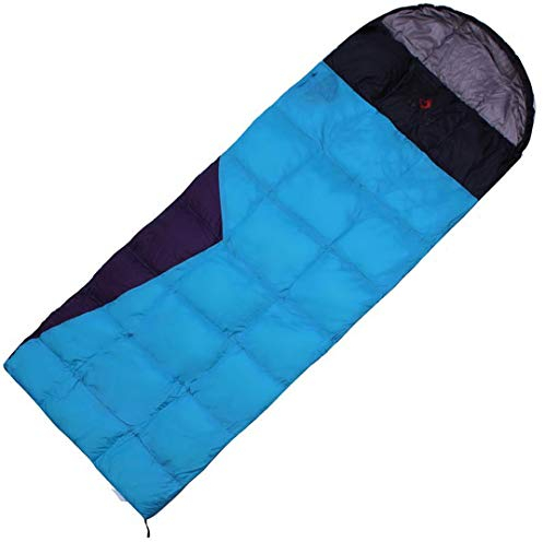Hensftods Outdoor Klettern Reise Zubehör Daunen mit Kappe 550 g Daunen Schlafsack Umschlag Typ Farbe Camping King Of The Jungle 2