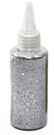 Dekoratives Glitzerpulver fein (50g) silber
