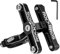 ROCKBROS Universal Flaschenhalter Adapter Aluminum Einstellbar Fahrrad Ersatz Flasche Halterung mit 2 Halterung Wasserflasche für Fahrrad Motorrad Kinderwagen Schwarz