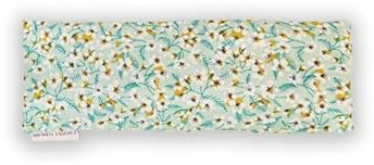 Sac thermique de graines de lin et de lavande 24 x 8 cm Yeux - Housse lavable 100% coton - Coussin de relaxation des yeux pour les thérapies