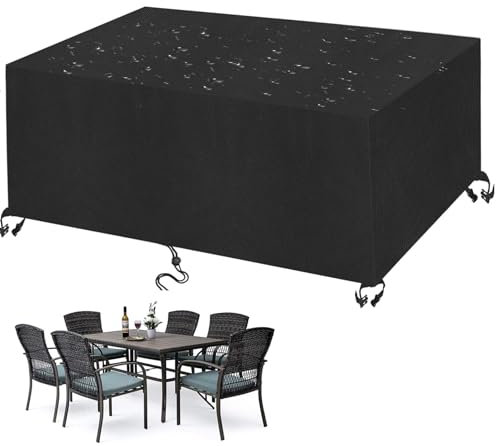FKKJPJ Premium Loungesofa-Abdeckung 3 Sitzer,200x75x70cm(LxWxH) Abdeckung Gartenmöbel Outdoor-Möbel Gartentisch Abdeckung Staubdicht Anti-UV Bezug für Gartensofa