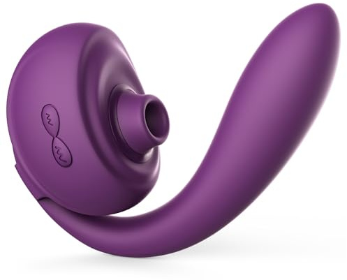 Tracy’s Dog OG 3 Clitoral Sucking G Spot Vibrator, Detachable 3 in 1 Adult Toys for Women Couple, Suction Vibrator for Clit Nipple, Flexible Dual Stimulator Vibrating Sex Toy with Suction & Vibration