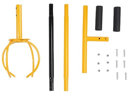 NOENNULL Gartenkralle, Handfräse, Edelstahl, Gartenkralle, Grubber, Bodenbelüfter für Blumenbeete, Gemüsegärten, Obstgärten