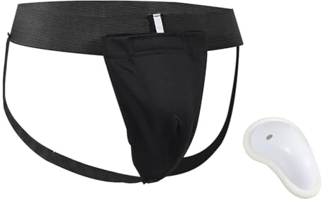 Boxing Leistenschutz - Feuchtigkeitstransportierender Schutzbecher | Atmungsaktives Verstellbares Schutz Für Training Sparring Kampfsport Männer Eishockey Grappling