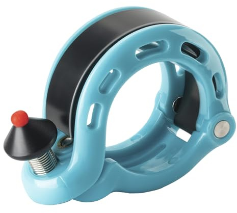 ROCKBROS Campanello Bici in Alluminio, Mini Campanello per Bicicletta 100dB Forte Suono, Clacson Bici per Manubri da 22,2-31,8 mm, per Bambini Mountain Bike MTB