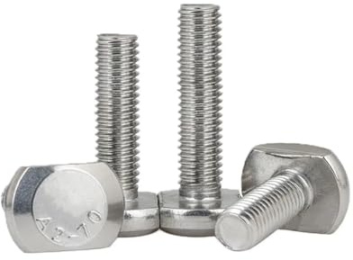 Tornillos En T, Perno De Inserción Con Ranura, 1 Pieza Tipo Acero Inoxidable 304 Pernos Placa Presión Forma GB37 M5 M6 M8 M10 M12(M5x12mm)