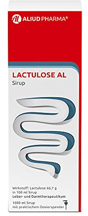 ALIUD PHARMA Lactulose AL Sirup, 1000 ml: Osmotisches Abführmittel bei Verstopfung