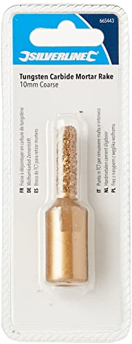 Silverline 665443 Tungsten Carbide Mortar Rake 10 mm Coarse