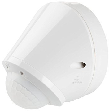 Legrand 048946 Détecteur de Mouvement Autonome Eco1 3 Fils avec Neutre IP55, Fixation au mur ou au Plafond en Saillie, Blanc