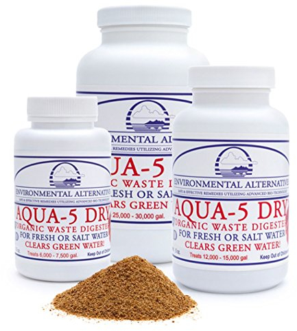 Aqua-5 Dry Hochkonzentrierte Teich u. Filterbaktieren f. Koiteich, Gartenteich, Schwimmteich für klares Wasser u. einer biologische Filterung 70/140/280g ausreichend bis zu 150.000 l - 280g Maxi-Dose