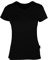 HRM Damen F Luxury V-Neck Tee, schwarz, 3XL