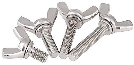 ANSIEDIO M8 Flügelschraube Flügelschrauben Edelstahl Flügel Schrauben M8×25mm,3 pcs