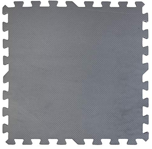 Gre MPF509GYZ - Protecteur de Sol de Piscine en EVA, Couleur Gris Anthracite, 9 pièces, 8 mm d'épaisseur. Résistant et offrant Une Protection Solide Contre Les Perforations.