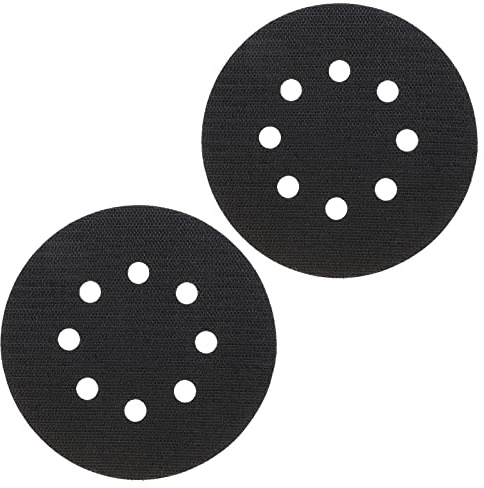 Be In Your Mind 2 Piezas Discos Protectores Adhesivos de Almohadilla de Interfaz Suave 125 mm Y 8 Orificios para Almohadilla Lijado 125 mm Y 8 Orificios Máquina Pulidora