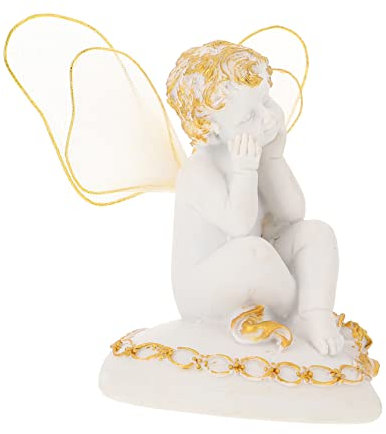 ifundom Engel Statue Aus Kunstharz Kreative Deko Figur Für Zuhause Vintage Engel Dekoration Für Zu Feiertagen Und Besondere Anlässe Detailreiche Gestaltung Für Stilvolles
