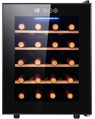 5 Layer Electric Red Wine Cabinet 20 Bottle Constant Temperature 12-18 Centigrade Household Ice Bar Mini Wine Refrigerator,B