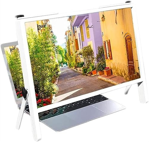 BUNIQ Laptop-Bildschirmlupe, 21 Gaming Video Monitor Lupe Verstärker Halter for Telefon Laptop, HD 3D Computer Mobile