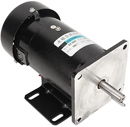 Accessoire de Moteur à Aimant Permanent, Moteur de Boîtier Haute Résistance à Refroidissement Rapide DC 220V 300W, Vitesse Réglable pour Perceuse (14.3x14x7.5cm / 5.6x5.5x3.0in)