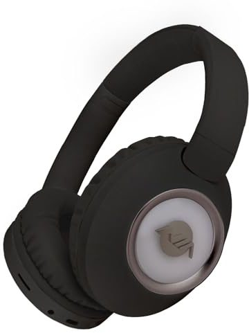 XuanGui Bluetooth Over Ear Headphones, HiFi Stereo Sound Wireless Foldable Headphones with Mic, FM Radio, Micro SD/TF, 20 Hours Battery Life, for Work Home Laptop Cellphone (Black)