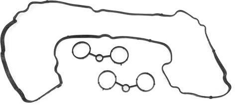 Motoforti Joint De Couvercle De Soupape, Joint D'Étanchéité De Soupape De Culasse, Pour Citroen C4 I/Coupe 2008-2011 En Caoutchouc Avec Joints De Bougie D'Allumage No.0249E6 Noir 1 Ensemble
