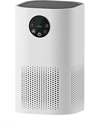 MIUI Air Purifiers for Home Large Room 50m², True HEPA Filter for Allergies, Auto Detection & Adjustment, 4 Modes, Pets, Smoke, Wildfire Smoke, Dust, Pollen, 25dB Quiet Cleaner